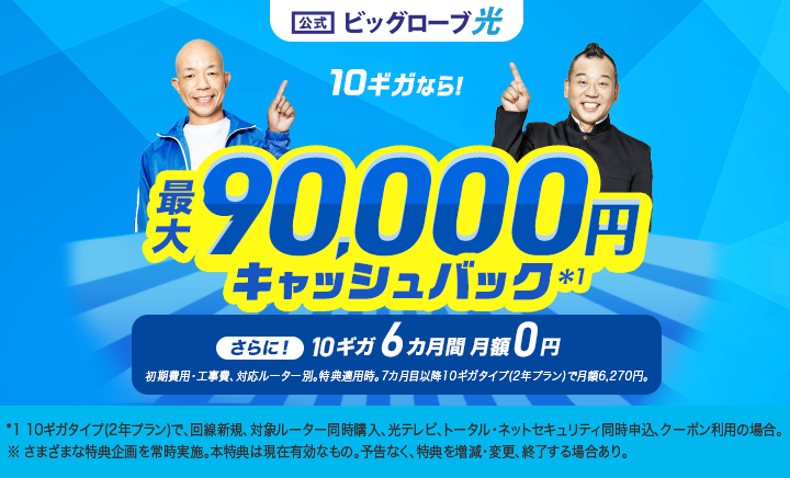 ビッグローブ光