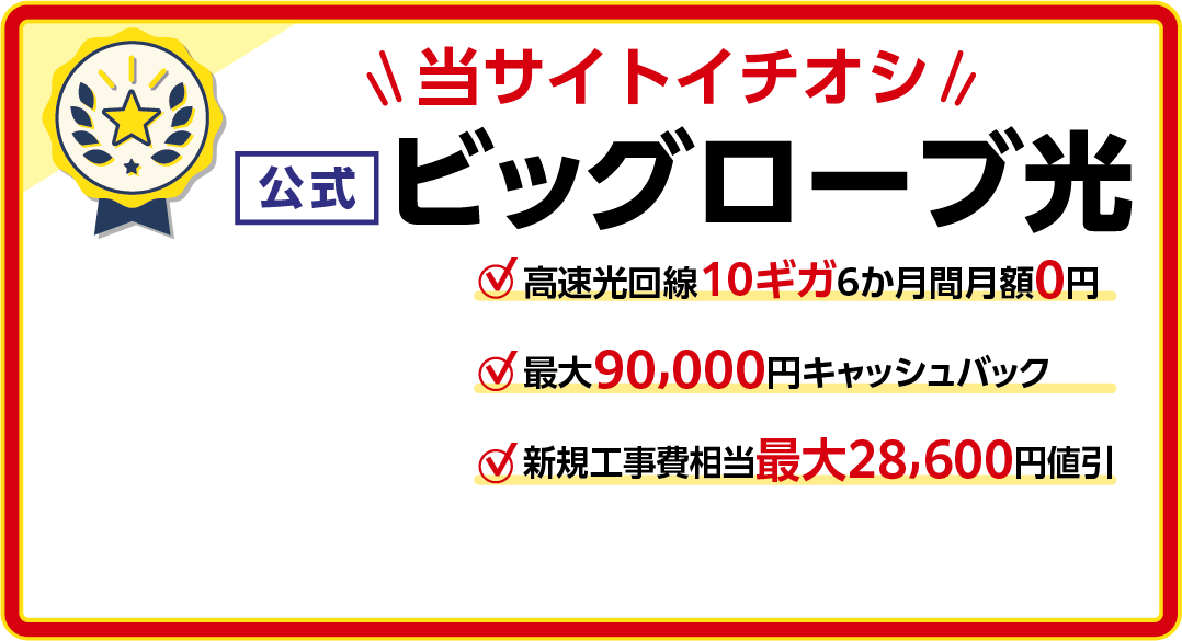 ビッグローブ光